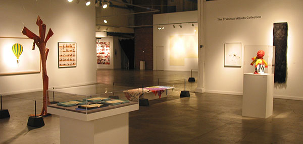 Art exhibit in a cultural space.