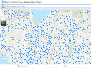 Shaping Seattle: Property & Building Activity map