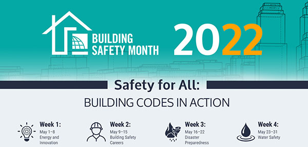 Building Safety Month is May 2022.