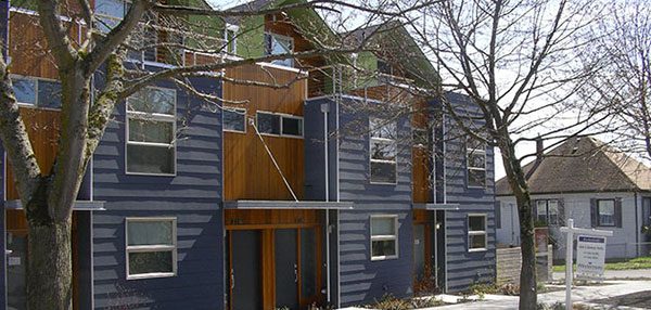 Townhouses in Seattle.